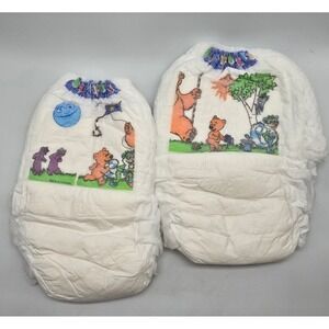 Vintage Bear in the Big Blue House Pull Ups Diapers Jim Henson 2 Count RARE! 1T